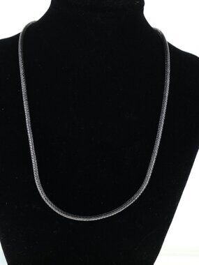 Vintage BA Suarti Bali 925 Sterling Foxtail Weave Chain, 14.9g, 16in